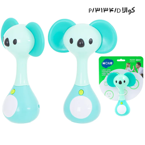 دندانگیر و جغجغه تعادلی و موزیکال حیوانات هولی تویزHola Toys مدل 3134 _اسباب بازی نوزادی